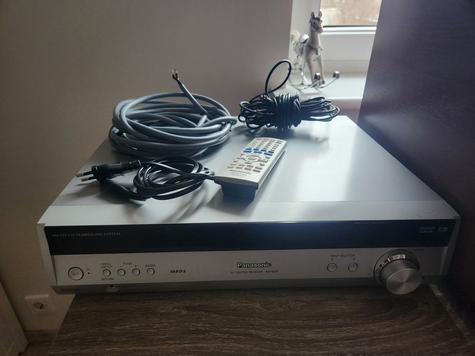 Zestaw kina domowego Jamo + amplituner Panasonic