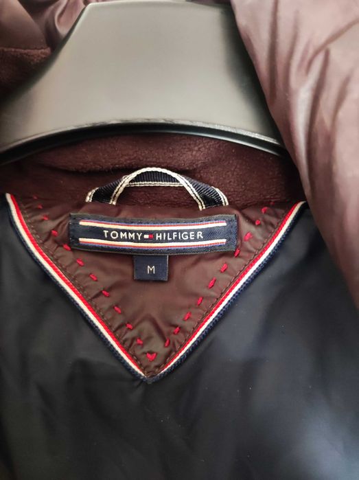 Kurtka damska Tommy Hilfiger bordo