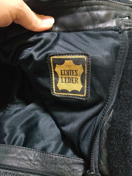 Женские кожаные мотоштаны, р. М, рост 166