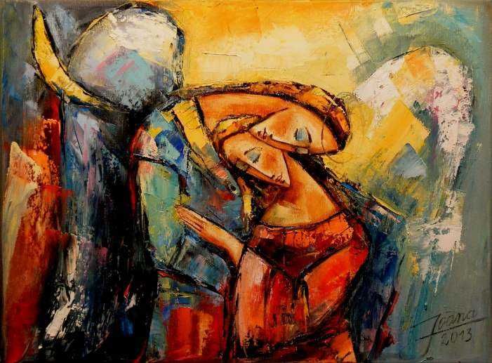 Anioł Zakochanych - Obraz na Płótnie - JOANA !