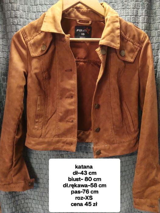 Katana welurowa damska