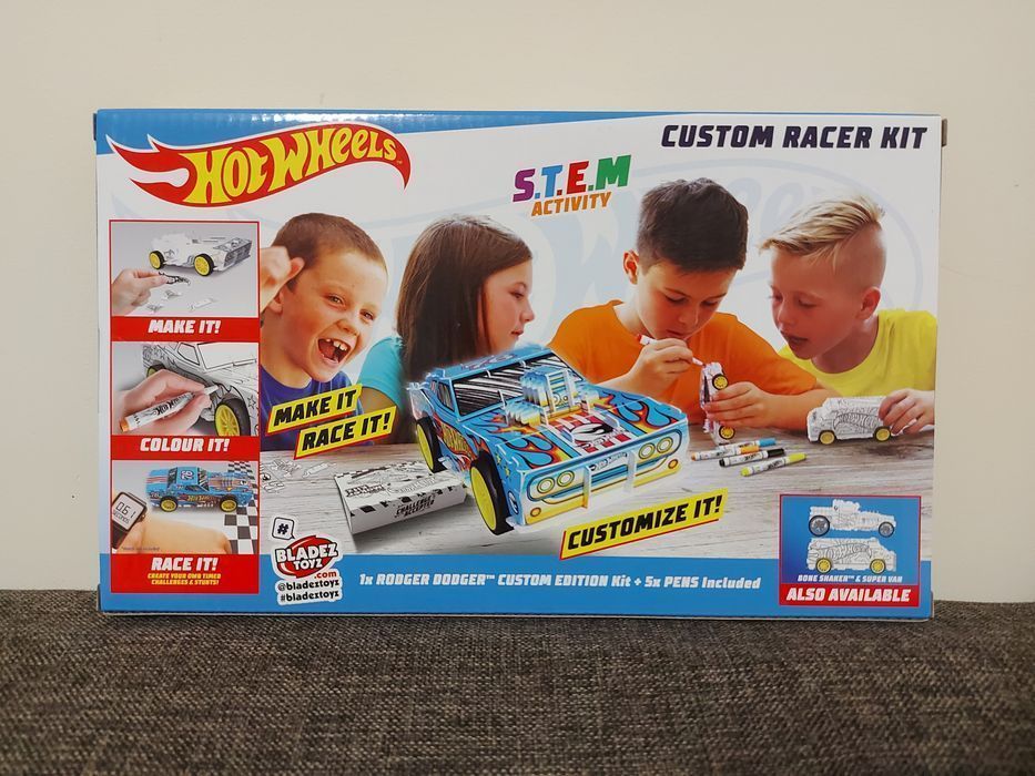 Auto dla dziecka Hot Wheels samochód do złożenia i malowania pisakami