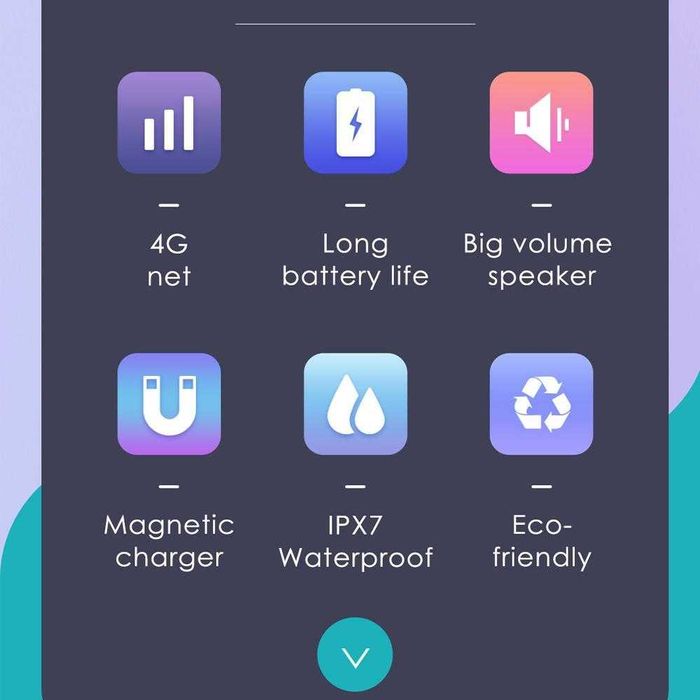 Дитячий смарт-годинник K9 з функцією телефону з 4G та GPS / WiFi