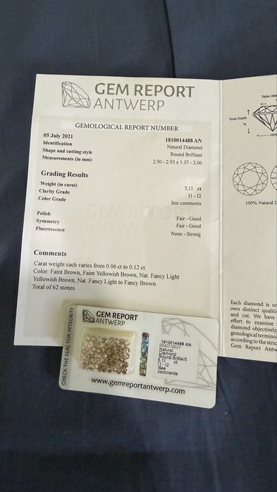 Vendo diamantes certificados