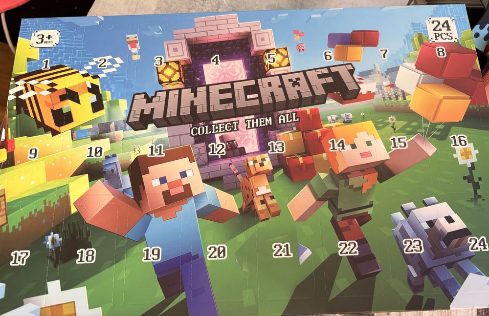 Kalendarz adwentowy Minecraft