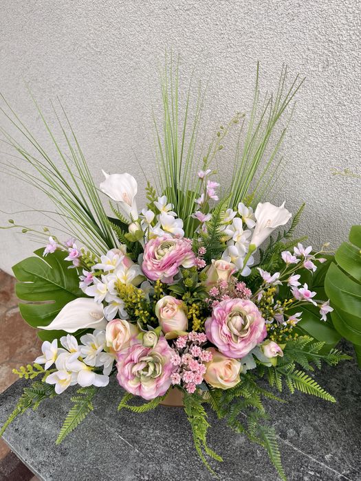 Komplet na grób woosenny premium Wiązanka