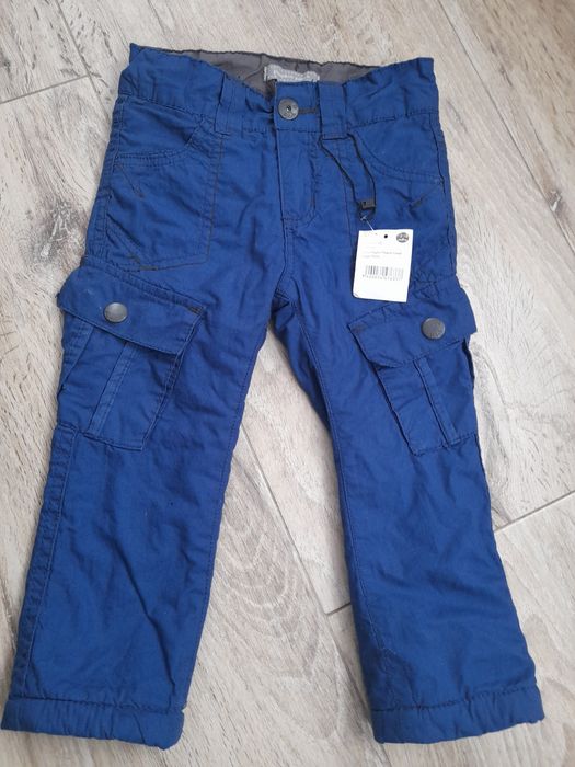Spodnie ocieplane chłopięce r. 80