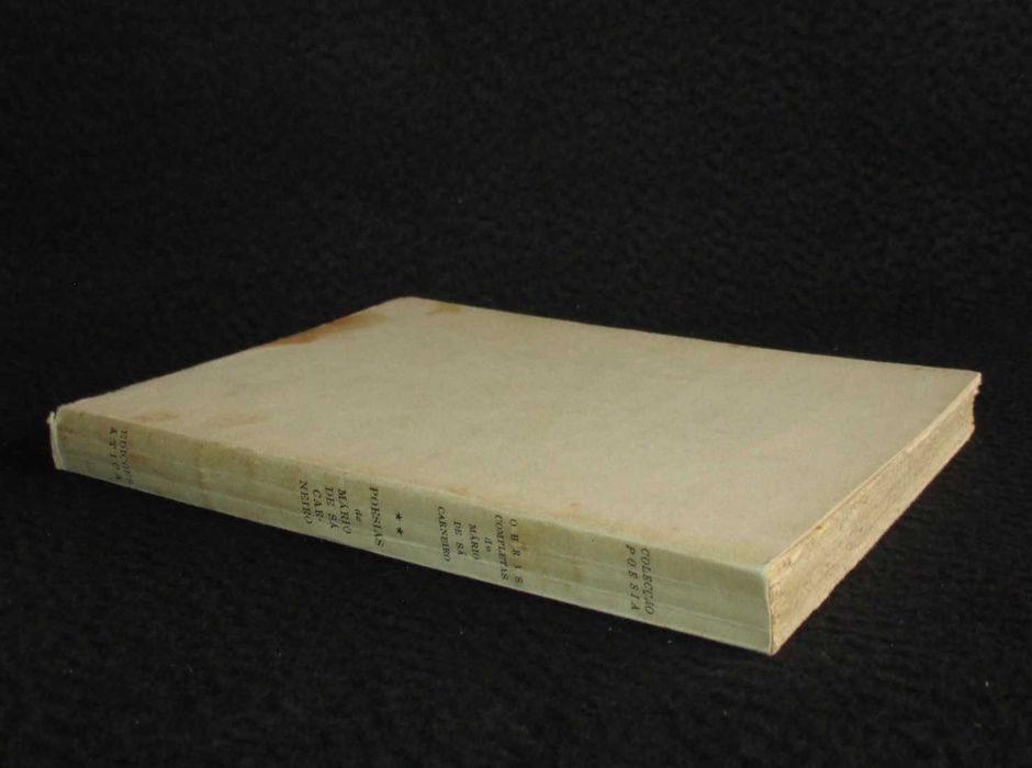 Livro Poesias Mário de Sá-Carneiro Ática 1973