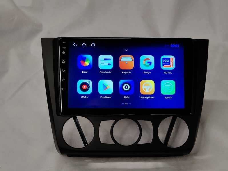 Rádio 2 DIN Android para BMW Serie 1 E87 E81 E82 E88 – AC Manual