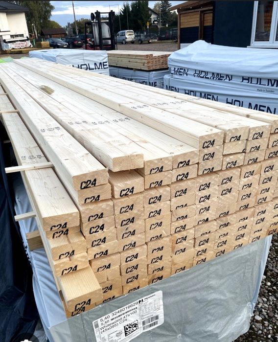 Drewno konstrukcyjne c24 tarcica sosna/swierk