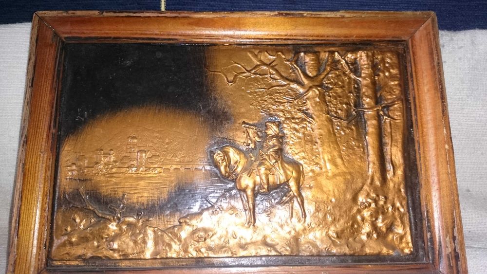 Obrazy w miedzi metaloplastyka z 1984 roku