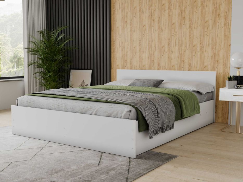 Łóżko Sypialniane podwójne 160x200 cały komplet + materac NOWE