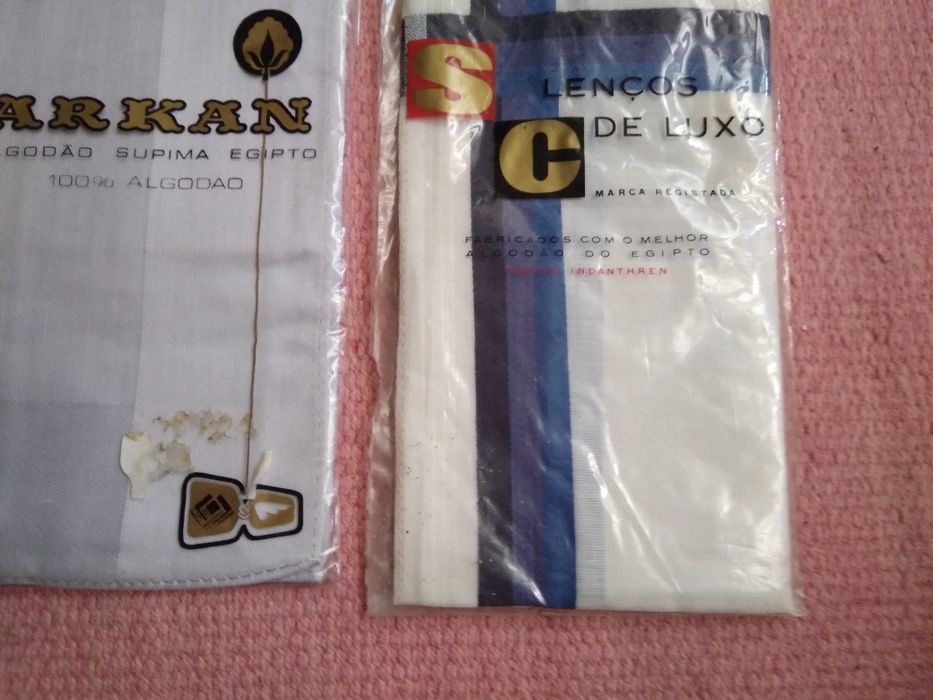Lenços de bolso novos, homem