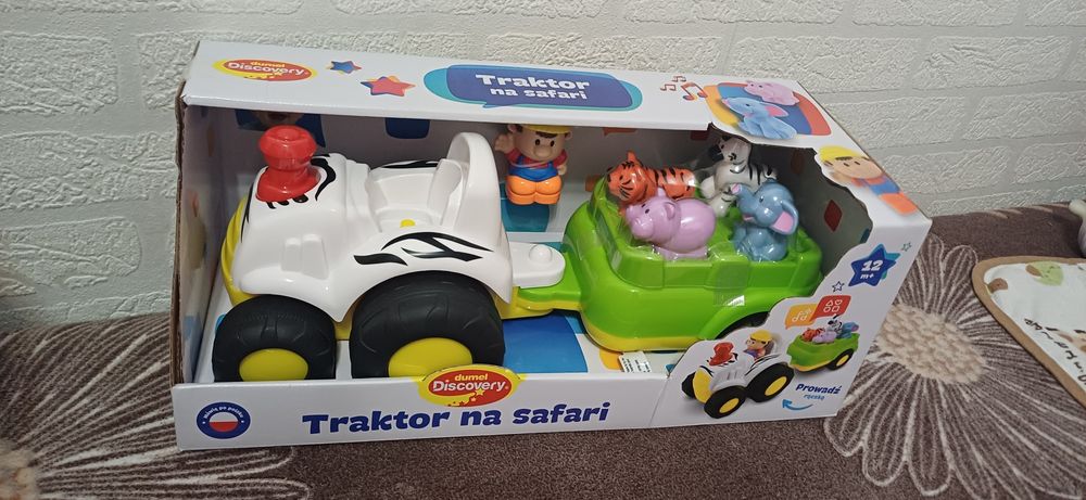 Traktor na safari
