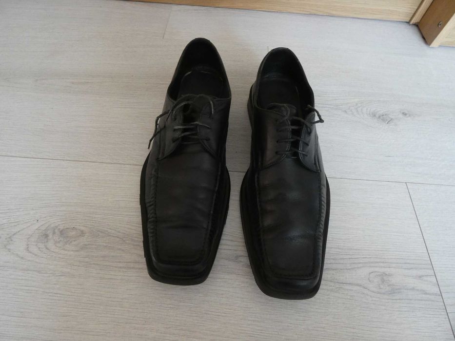 buty   skórzane   czarne