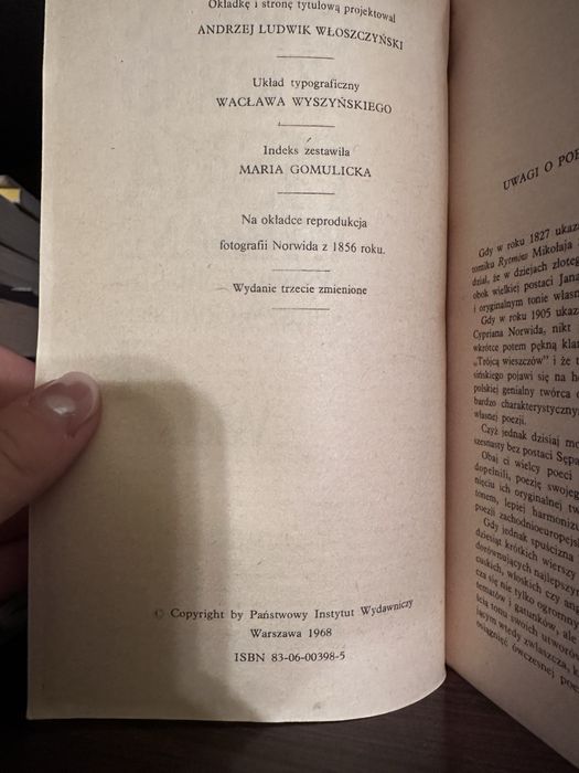Pisma Wybrane C.K. Norwid