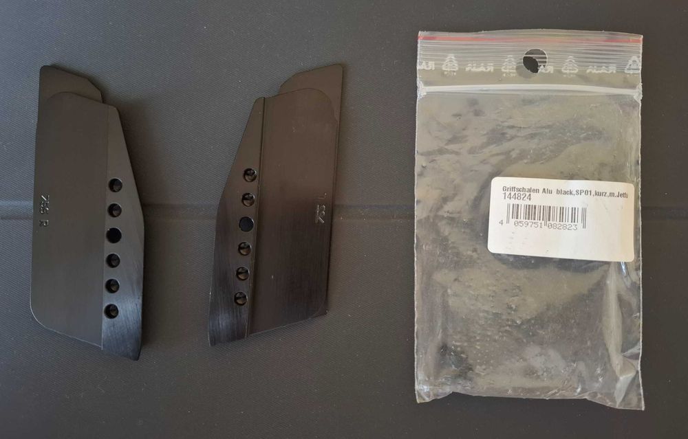Okładziny CZ 75B & SP-01, krótkie aluminiowe.