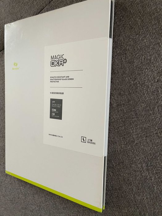 Szkło hartowane na ekran do iPad Air 1/2 Benks Magic OKR+ -NOWE-