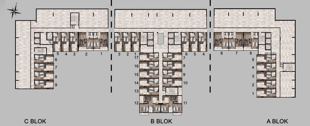 Сучасні апартаменти в Мерсині,без комісії, Туреччина