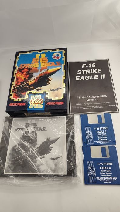 Gra F- 15 Strike Eagle || Atari ST Big Box