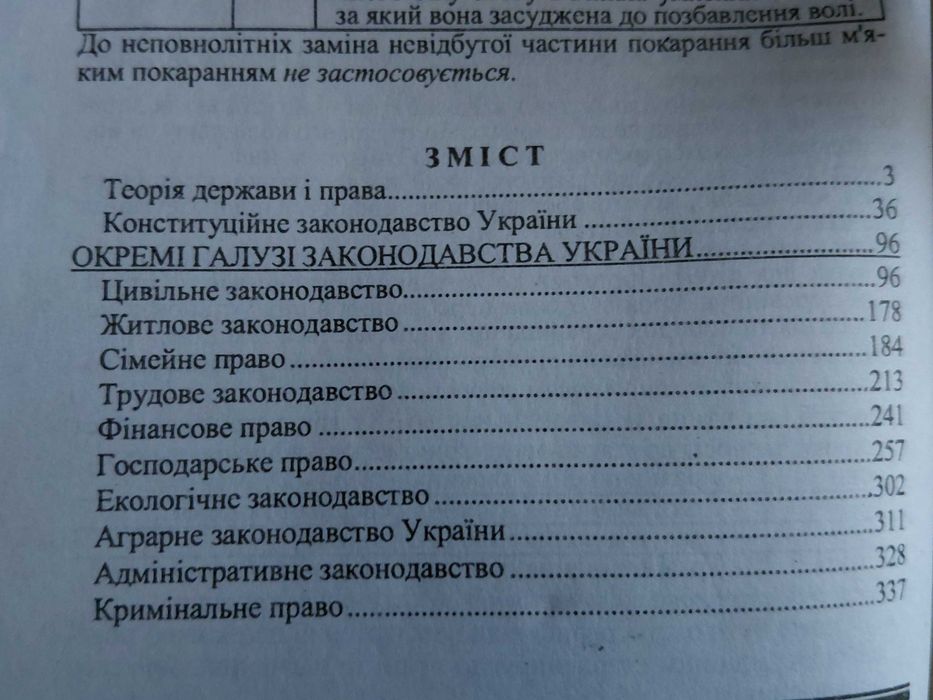 Основи права. Кишеньковий довідничок. Бармак М. В