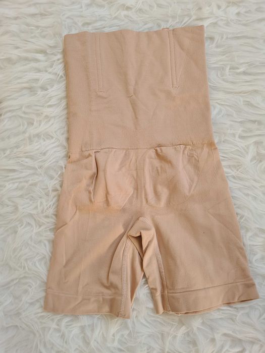 XA82 majtki wyszczuplające modelujące beżowe z wysokim stanem XS/S