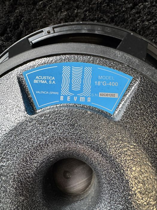 Głośnik estradowy beyma 18G400