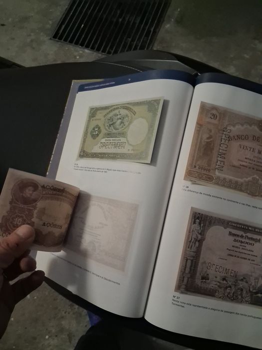 Livro coleção de notas jn
