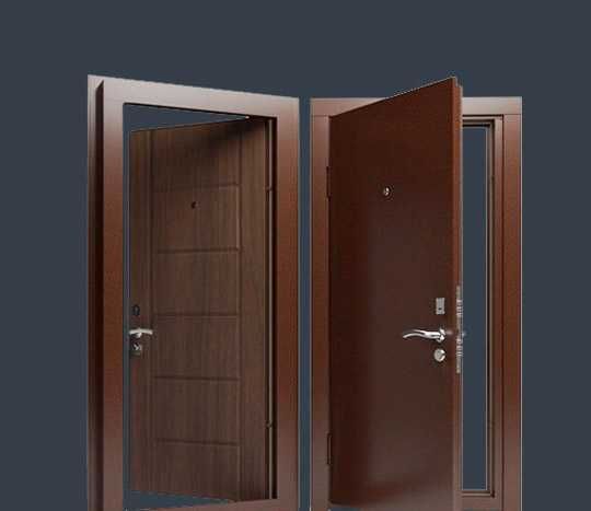 Входные НОВЫЕ металлические двери 2050\ 860\960 с мдф накладкой: 6 500 ...