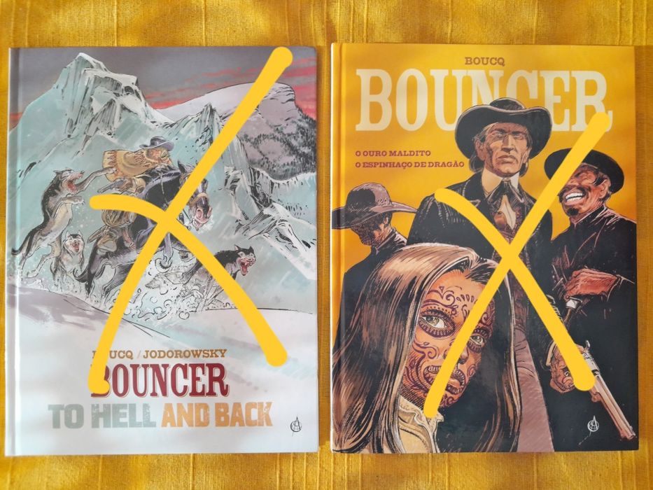 Bouncer - Boucq / Jodorowsky Tomo 2, 4, 5 (6 e 7) (8 e 9) (10 e 11)