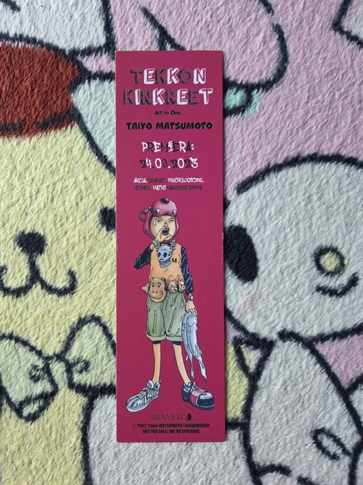 Zakładka z prenumeraty mangi Tekkon Kinkret