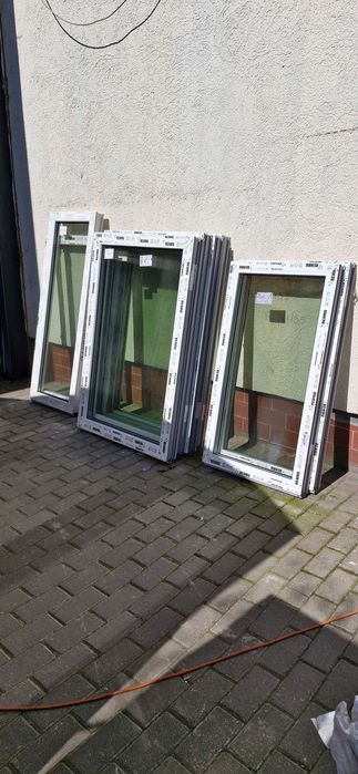 Okno FIX nieotwierane PCV 122.5x75.5  NOWE