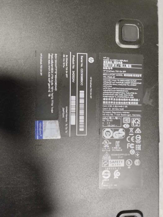 Системний блок HP EliteDesk 705 G5 AMD A10/4 ядра,8Гб DDR4,Radeon R7