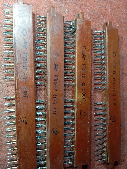 Разъёмы с содержанием позолоты