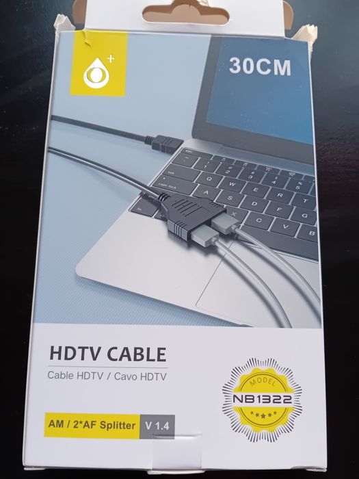 Adaptador 1 HDMI Macho 2 HDMI Femea