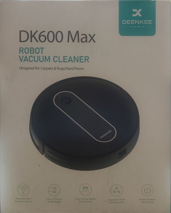 Nowy robot vacuum cleaner DK600 Max