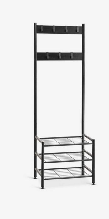 Wieszak stojący w stylu loft