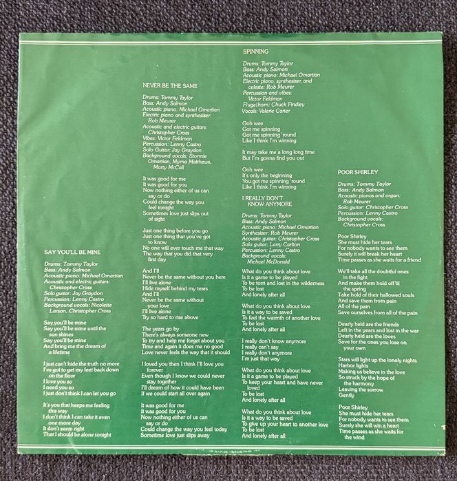 Christopher Cross LP