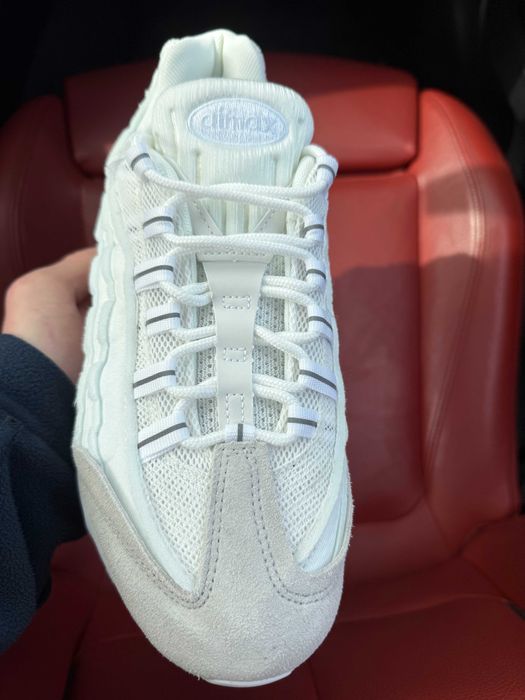 (ОПЛАТА ПІСЛЯ ОГЛЯДУ)Nike air max 95 x CDG white Найк аір макс 95
