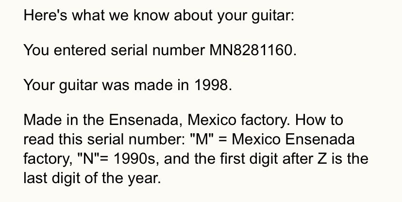 Fender Statocaster Mexico (1998)
