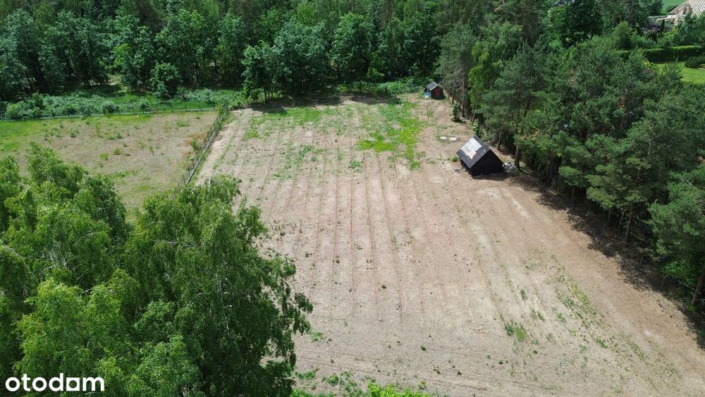 Działka budowlana 200m od jeziora, możliwość podziału pod 3 bliźniaki