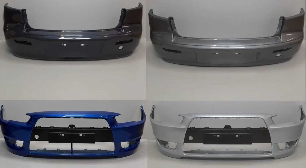 Бампер передний / задний Mitsubishi Lancer 10 окрашенный в цвет авто