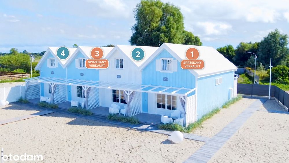 Apartamentowy całoroczny ECO DOM pod klucz nad morzem + BASEN+OPERATOR