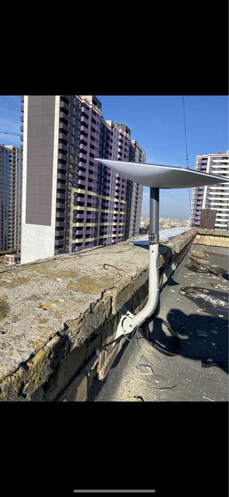 Кронштейн кріплення Starlink настінний з виносом / МОНТАЖ СТАРЛІНК