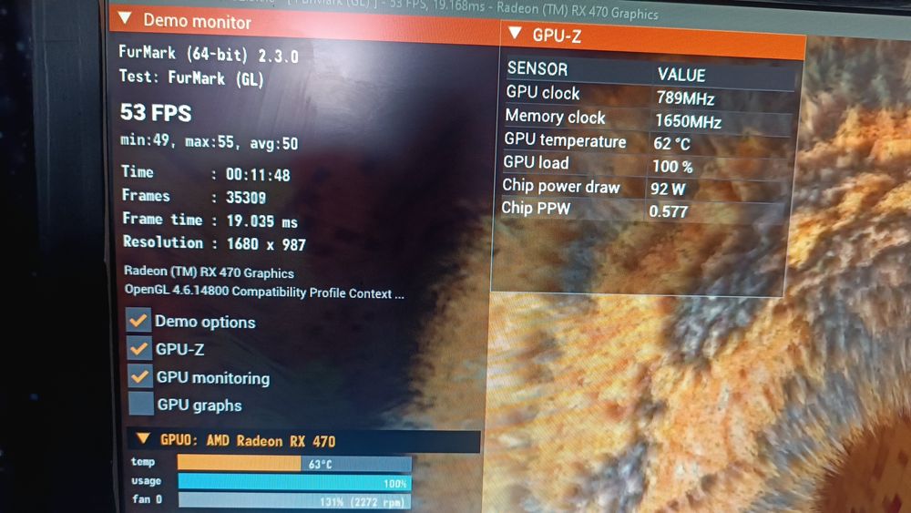 Відеокарта   ігрова  Asus stix Gaming RX470 4GB Ідеал