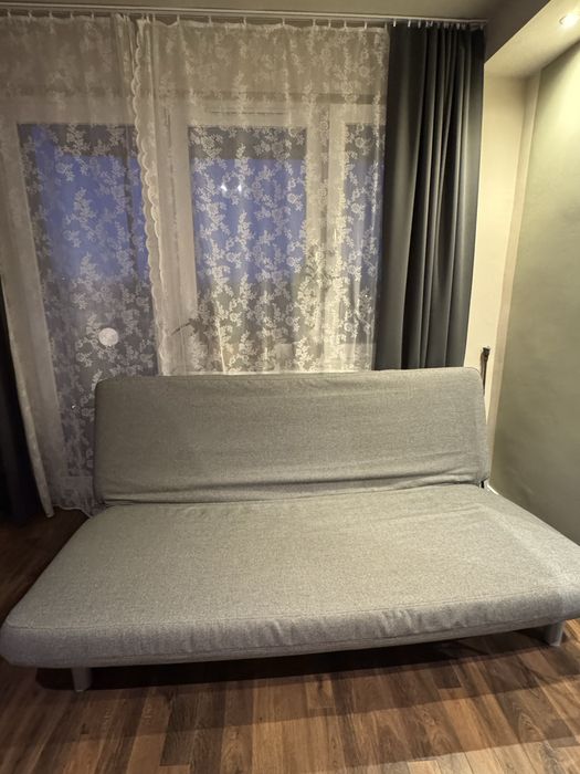 Rozkładana sofa / kanapa do spania + pokrowiec IKEA