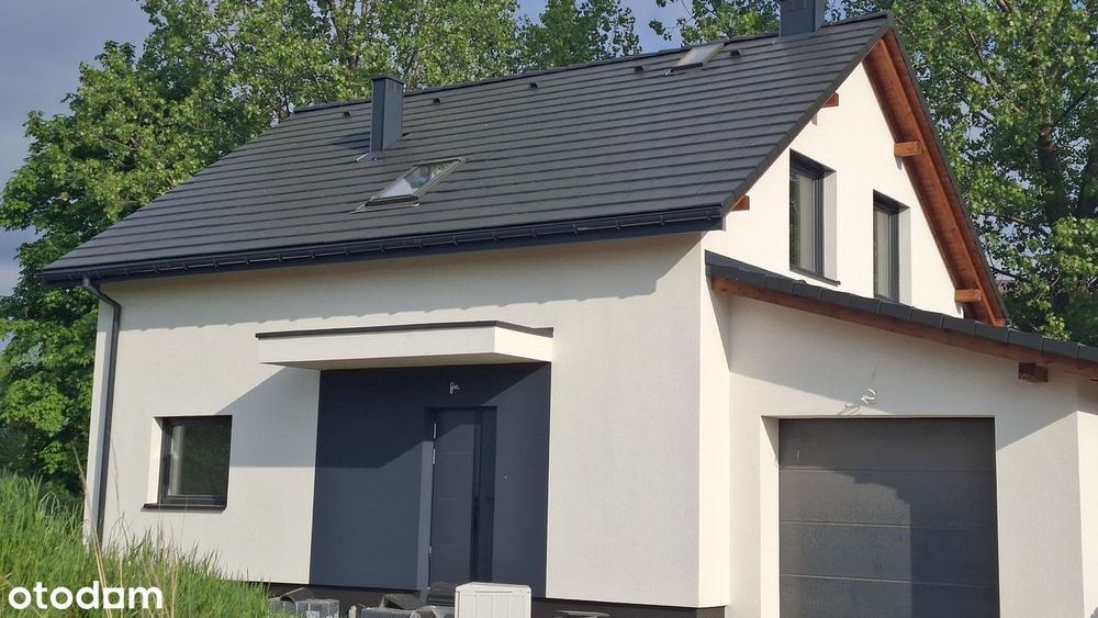 Nowy dom z garażem i poddaszem użytkowym – 126,8 m²