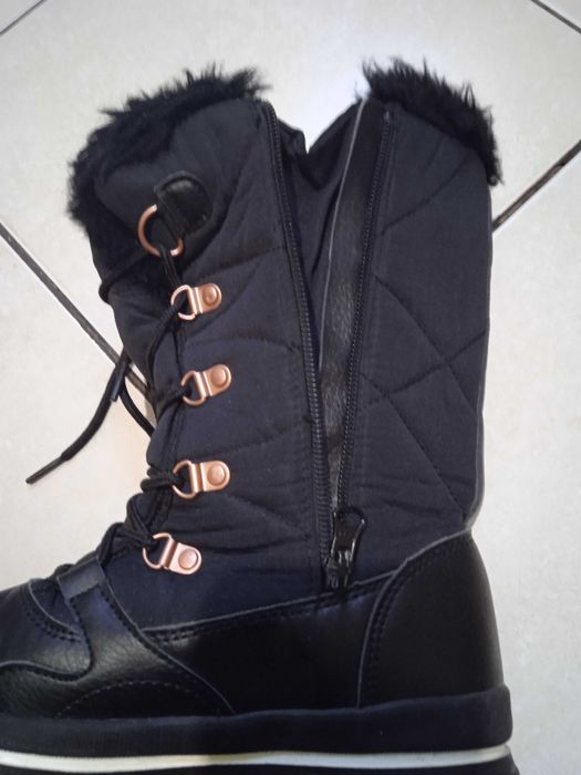 ŚNIEGOWCE Rozm. 35 *  WATERPROOF długie na futerku