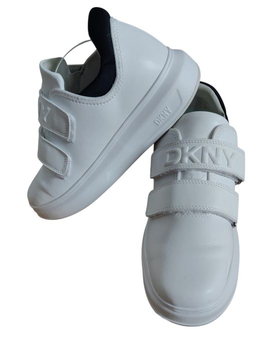 DKNY Jamiah - Sneakersy niskie białe buty na rzepy r 39