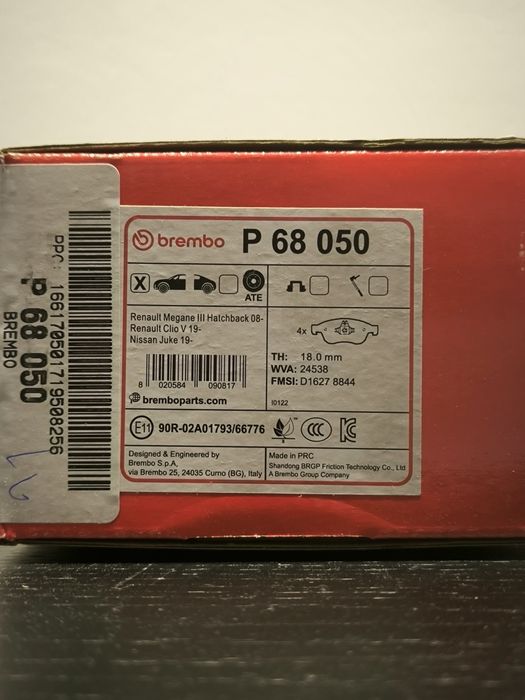 Calços Brembo Renault,Nissan